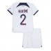 Paris Saint-Germain Achraf Hakimi #2 Dětské Oblečení Venkovní Dres 2023-24 Krátkým Rukávem (+ trenýrky)